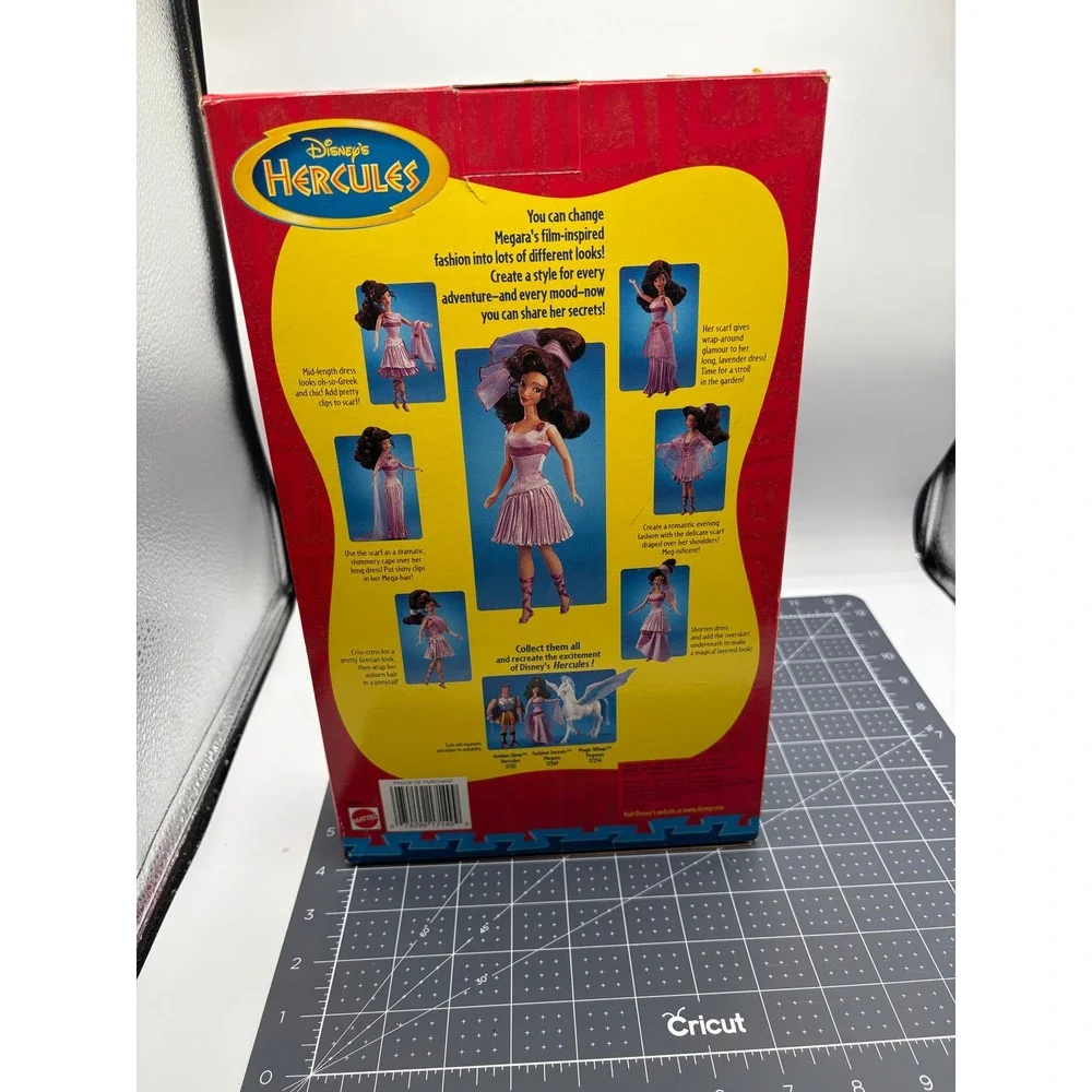 Disney Hercules Fashion Secrets Megara Doll Mattel Vintage 1997 In Box